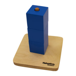 Cubes on Vertical Dowel