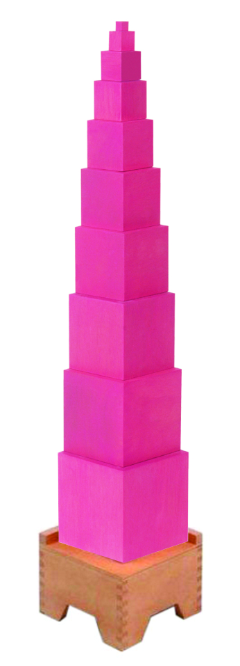 Pink Tower on Stand-9096