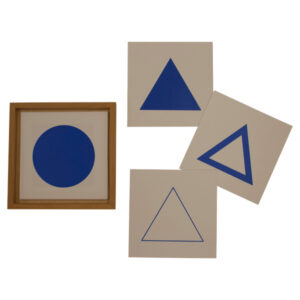 Geometric Form Cards for Demonstration Tray