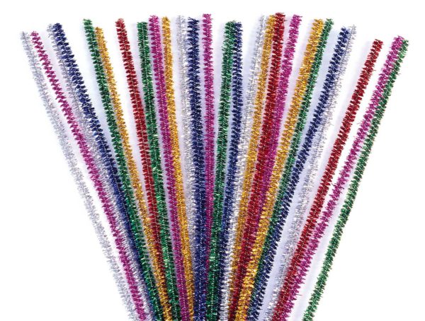 Glitter Pipe Cleaners (100pcs)-0