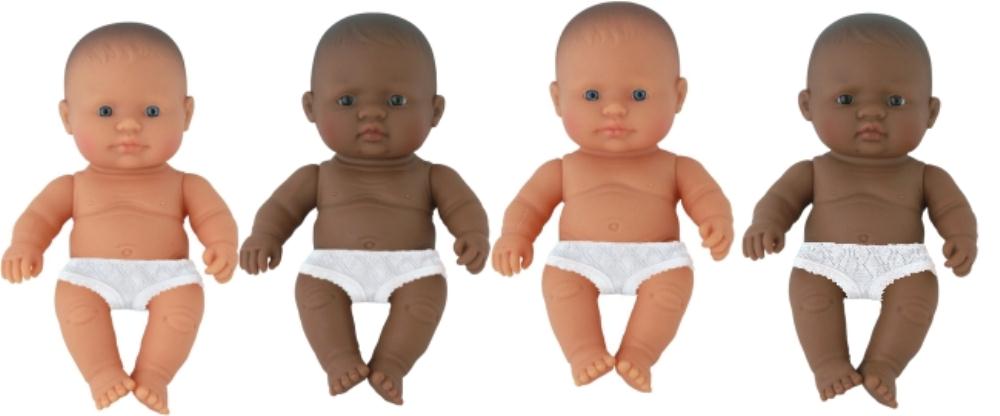 Light & Dark Doll Set 21cm (4pcs)-5530