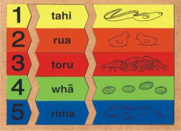 1-5 Numbers Puzzle Maori (15pcs)-0