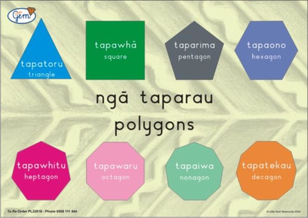 Polygons Poster Maori-0