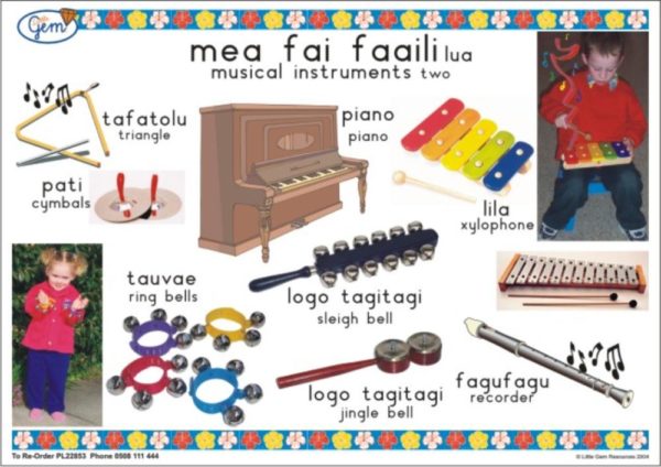 Music Instruments 2 Poster Samoan-0