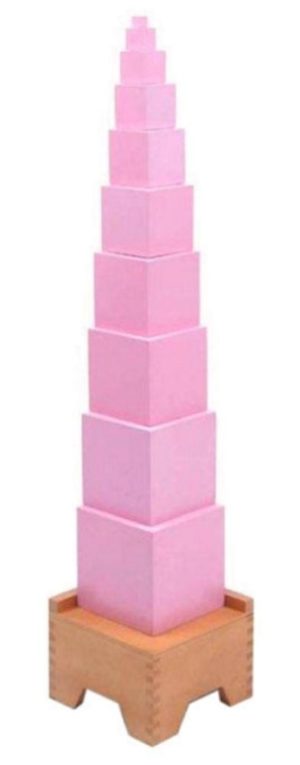 Pink Tower on Stand-0
