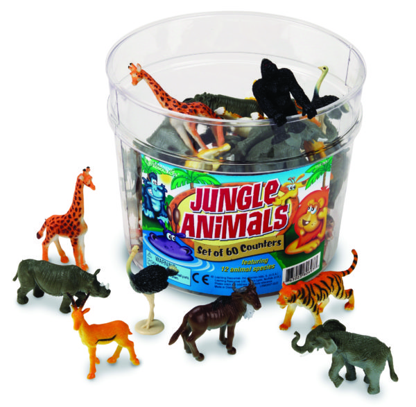 Jungle Animal Counters (60pcs)-0