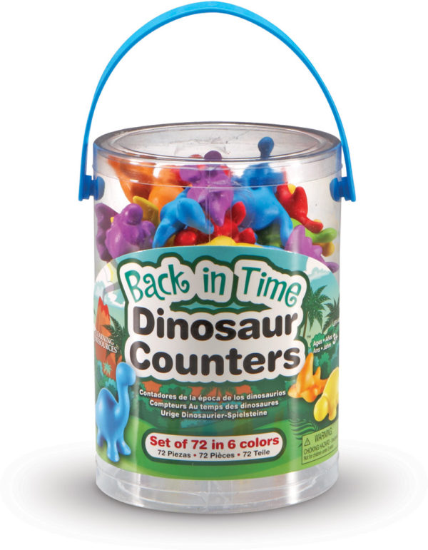 Back in Time Dinosaur Counters (72pcs)-14472