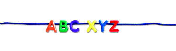 Lacing Uppercase Alphabet (275pcs)-8203