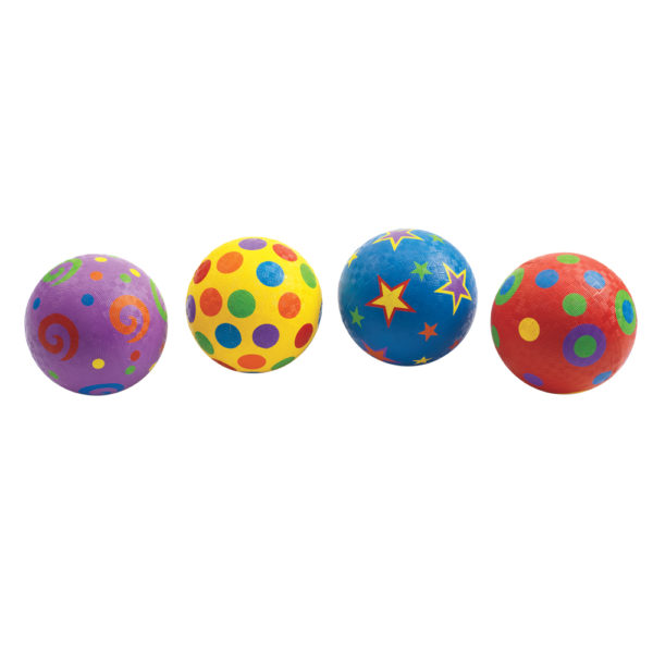 Whimsical Playground Balls (4pcs)-0