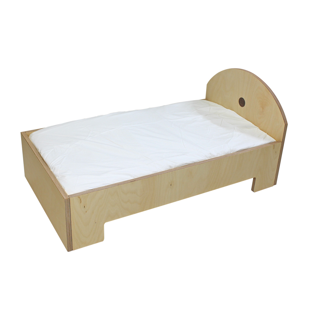 Wooden Play Bed with Waterproof Mattress - Image 2