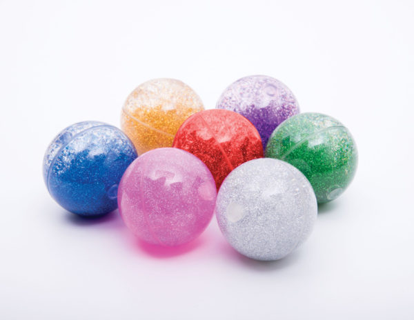 Sensory Rainbow Glitter Balls