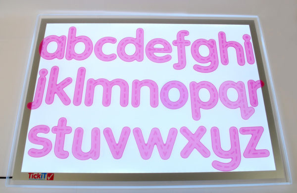 Transparent Trace Alphabet (26pcs)-0