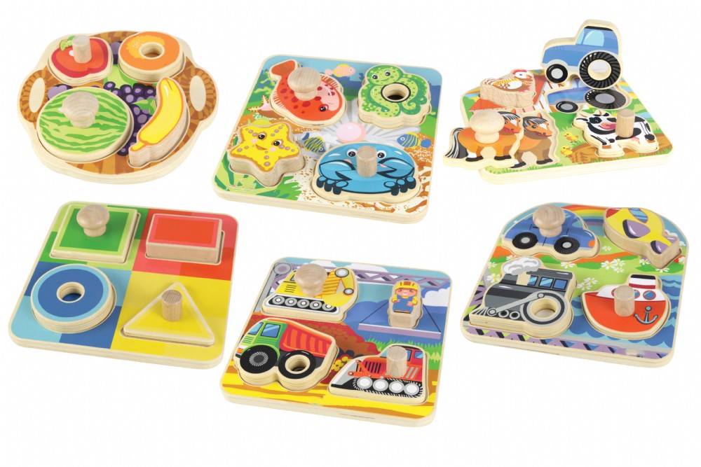 Tiny Tots Puzzles Set (6pcs)-0