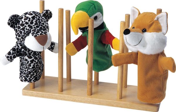 Wooden Puppet Stand-0