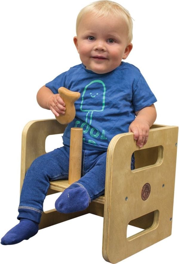 3-In-1 Wooden Chair - Play‘n’Learn New Zealand