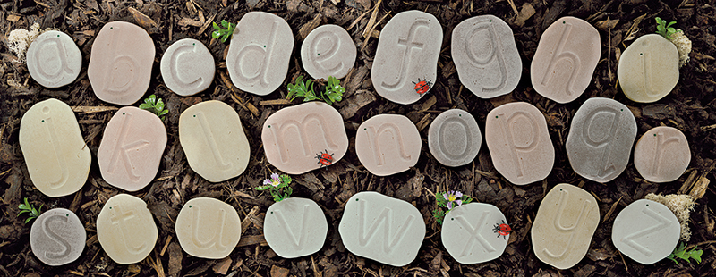 Feels-Write Lowercase Letter Stones (26pcs) - Image 3