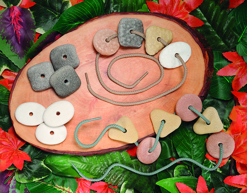 Threading Pebbles (18pcs) - Image 2
