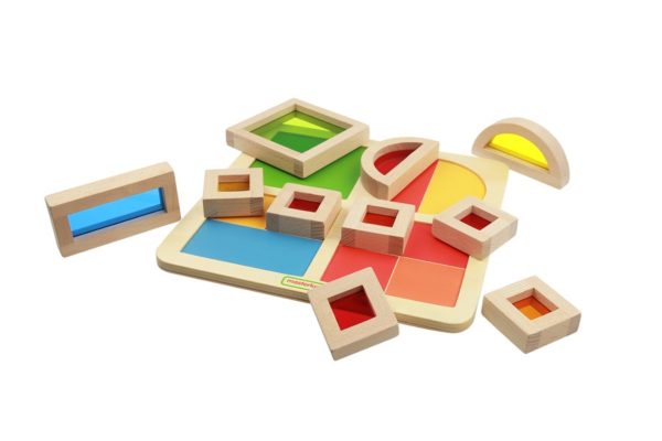 Rainbow Block Puzzle Board (10pcs)-0
