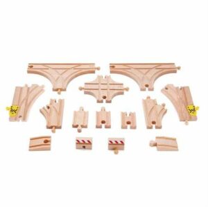 Wooden Train Track Extension Set