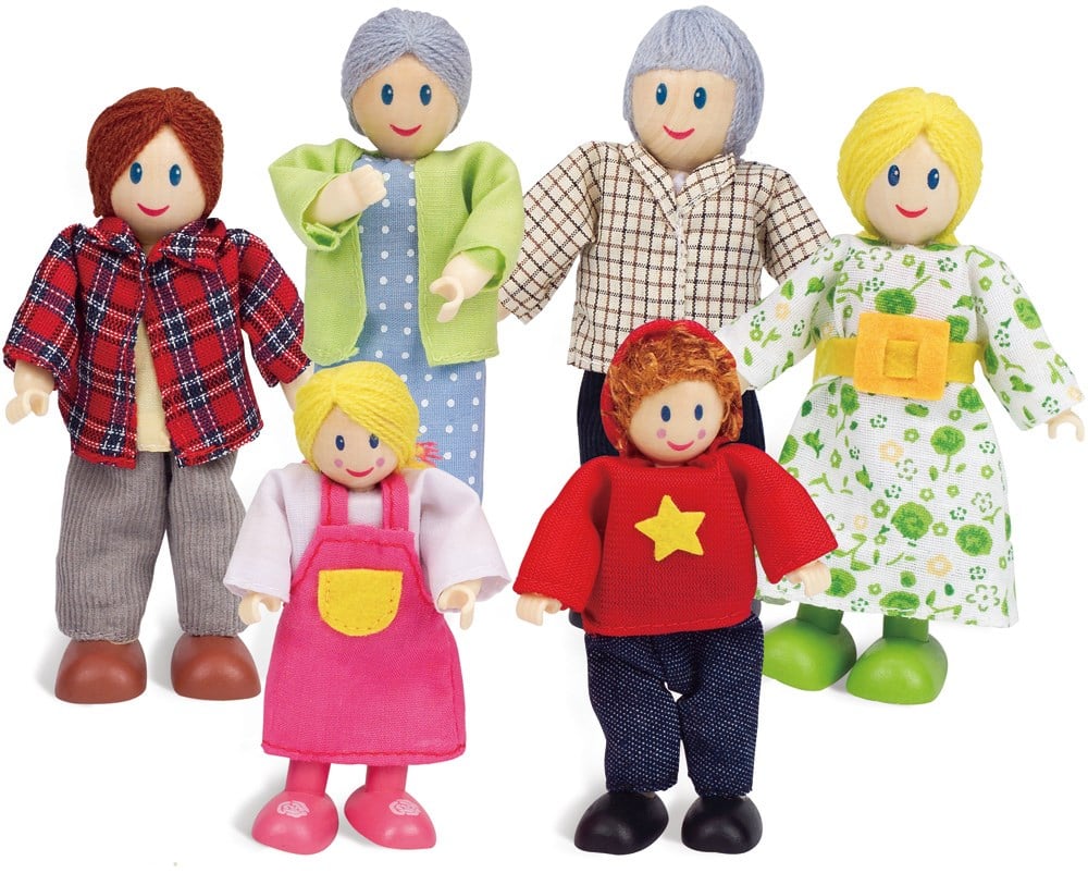 Flexible Puppets Light Family (6pcs)