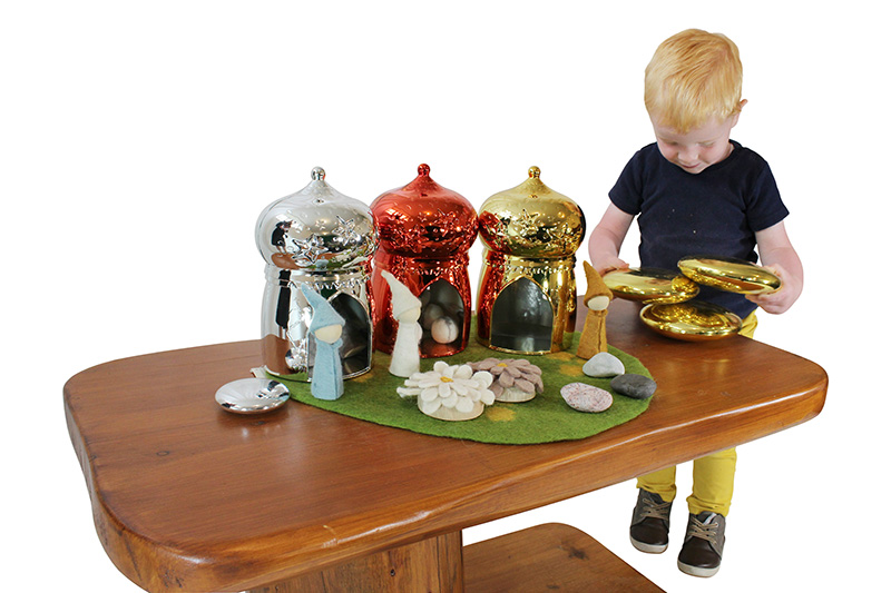 Metallic Small World Fairy Houses (3pcs) - Image 4