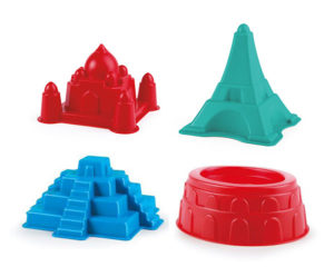 Giant Buildings Sand Mould Set (4pcs)