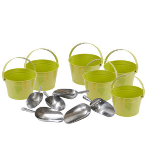 Metal Bucket & Scoop Set (12pcs)