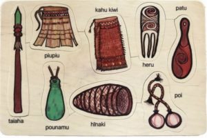 Maori Artefacts Puzzle (8pcs)