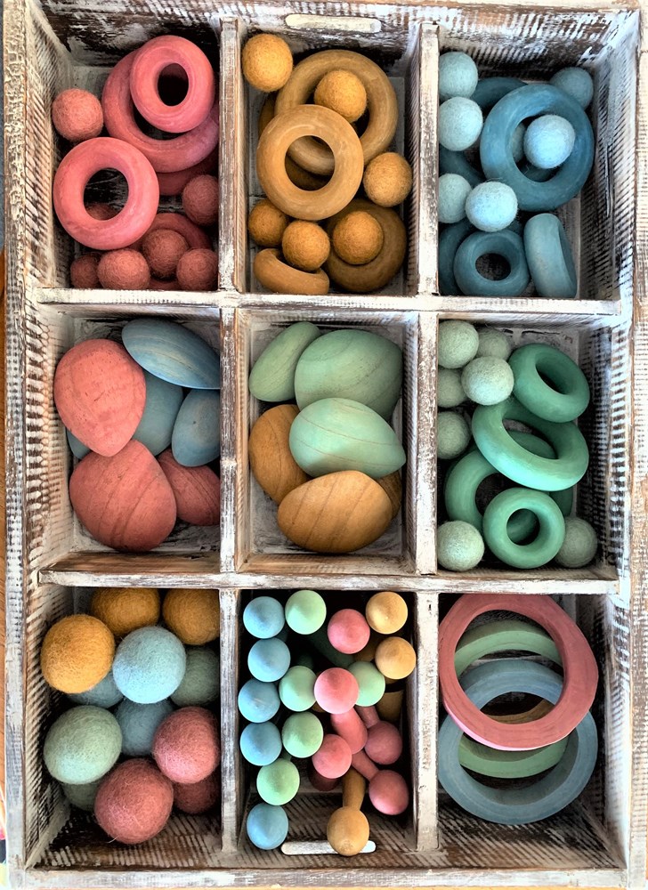 Wooden Loose Parts Earth Set (97pc) - Image 2