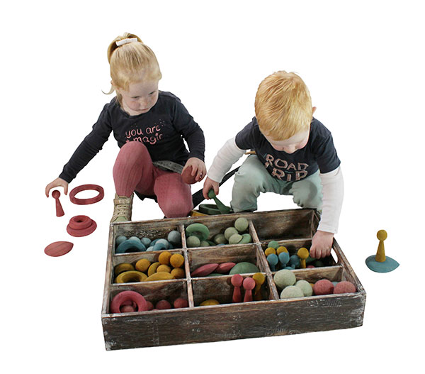 Wooden Loose Parts Earth Set (97pc) - Image 3