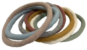 Earth Felt Rings (7pcs)
