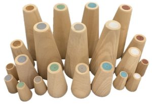 Wooden Earth Totems (21pcs)
