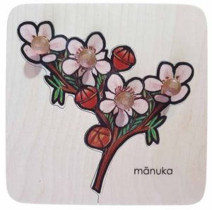 New Zealand Manuka Knob Puzzle (4pcs)