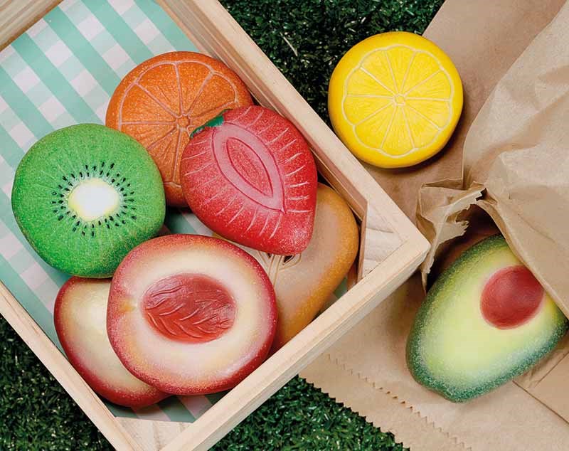 Stone Sensory Fruit Set (8pcs) - Image 2