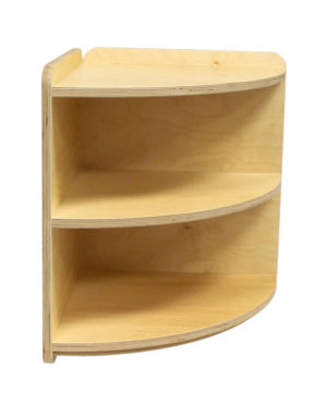 Toddler Quarter Circle Storage