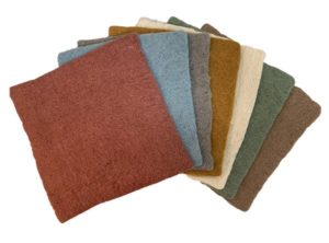 Earth Felt Squares (7pcs)