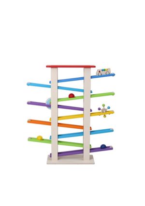Wooden Rolling Rainbow Tracks (7pcs)