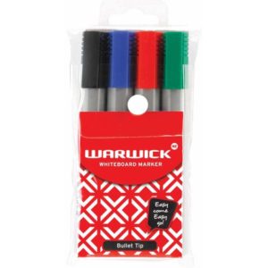 Whiteboard Marker Bullet Tip (4pcs)