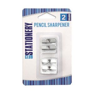 2 Hole Pencil Sharpener Metal (2pcs)