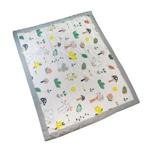 Cot Quilt Woodland Print