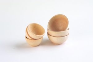 Wooden Bowls 92mm (3pcs)