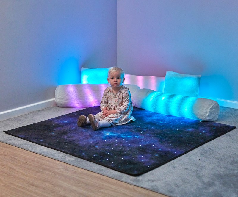 Sensory Fibre Optic Sparkle Rug - Image 3