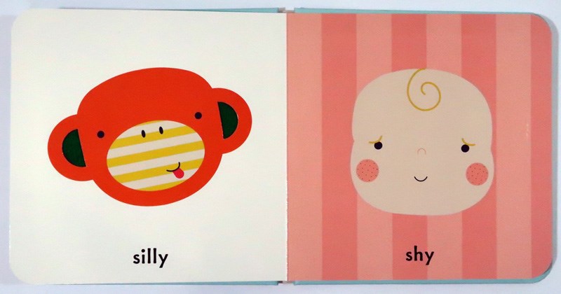 Baby touch feelings hard book spread