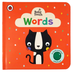 Baby touch words hard book
