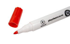 Red Whiteboard Marker Bullet Tip