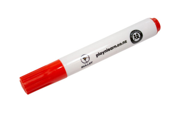 Red Whiteboard Marker Bullet Tip