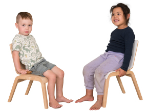 Ergonomic Wooden Chair for Preschool