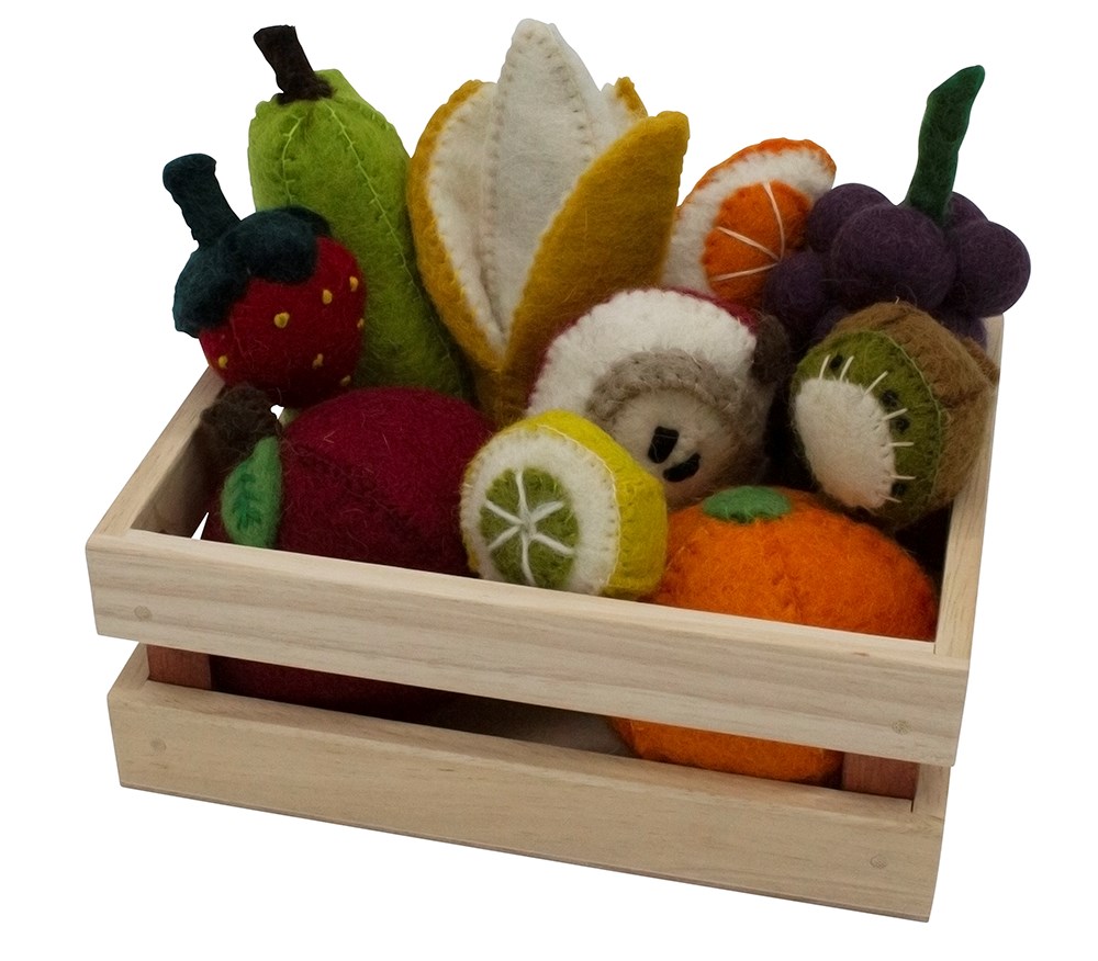 Small Felt Fruit Set (10pcs) - Image 2