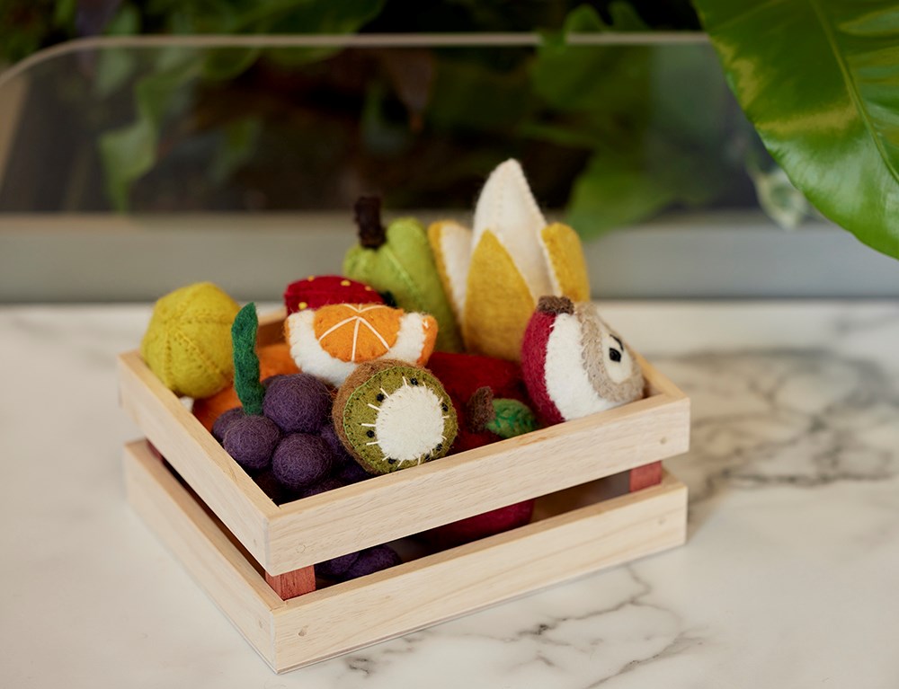 Small Felt Fruit Set (10pcs)