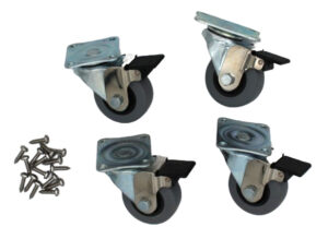 Swivel & Brake 50mm Castors - Set of 4